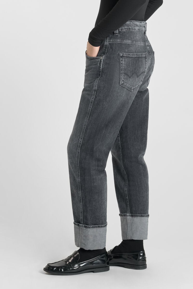 Jeans 400/60 girlfriend Jama high waist grau Nr.1