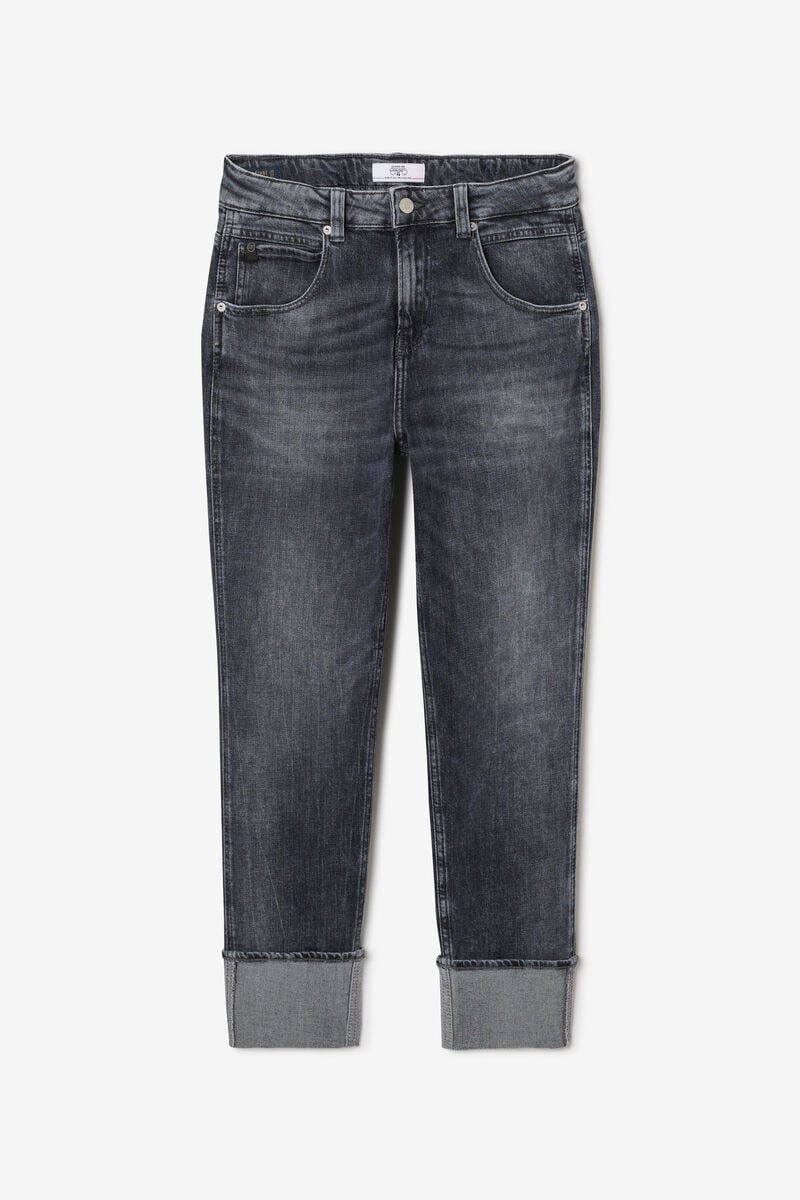 Jeans 400/60 girlfriend Jama high waist grau Nr.1