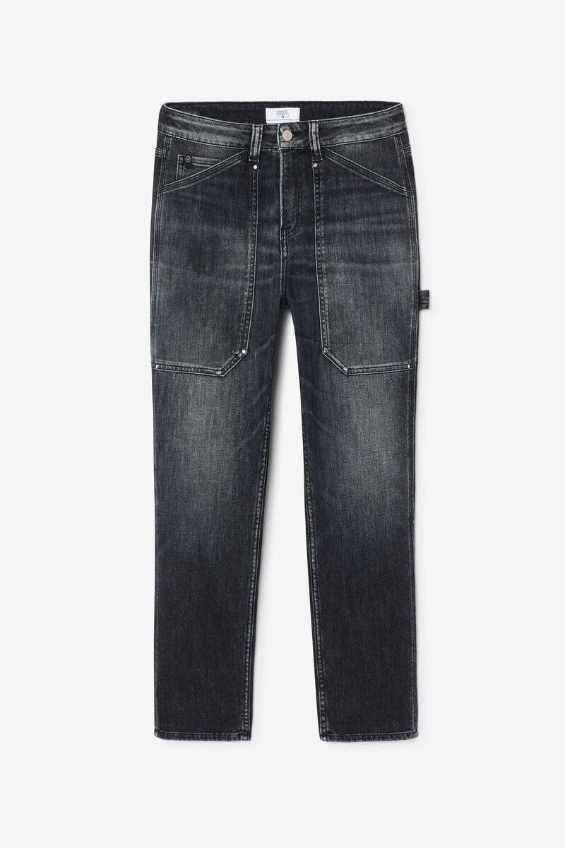 Jeans 400/60 girlfriend Union high waist schwarz Nr.1