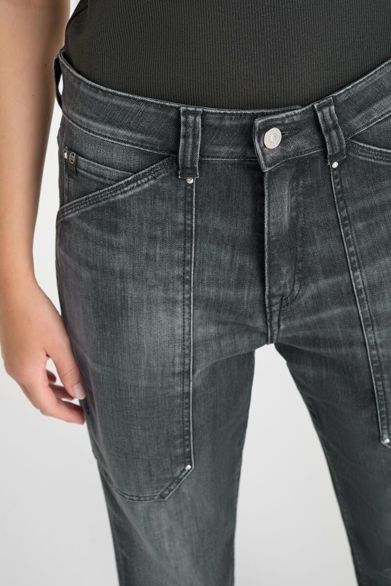 Jeans 400/60 girlfriend Union high waist schwarz Nr.1