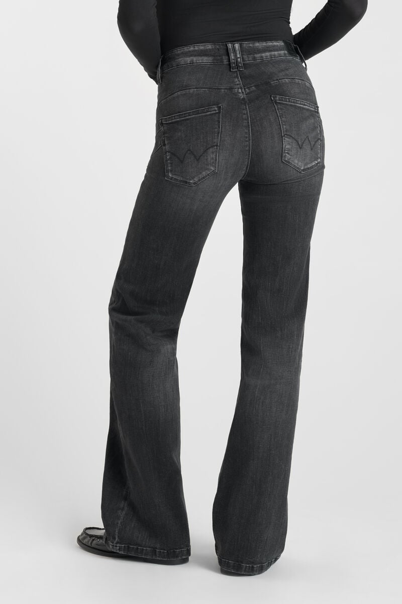 Jeans pulp flare Hooks high waist schwarz Nr.1