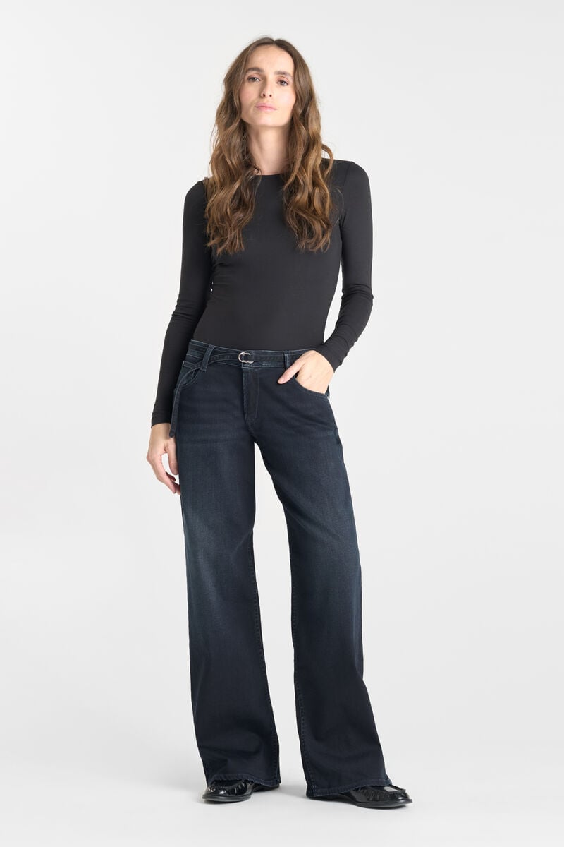 Jeans wide leg Lauryn jab blau-schwarz Nr.1