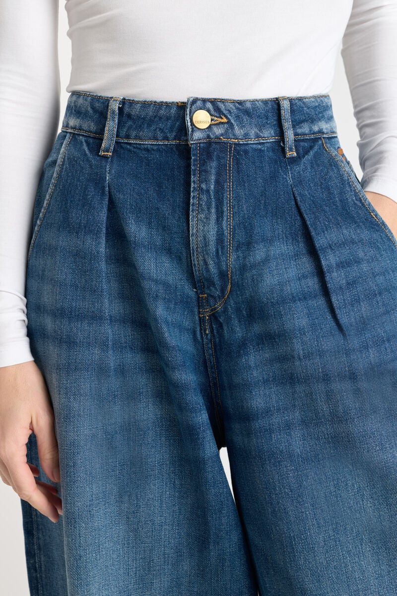 Jeans extra wide leg high waist blau Nr.3