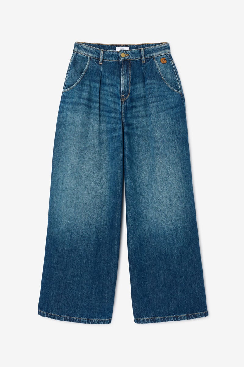 Jeans extra wide leg high waist blau Nr.3