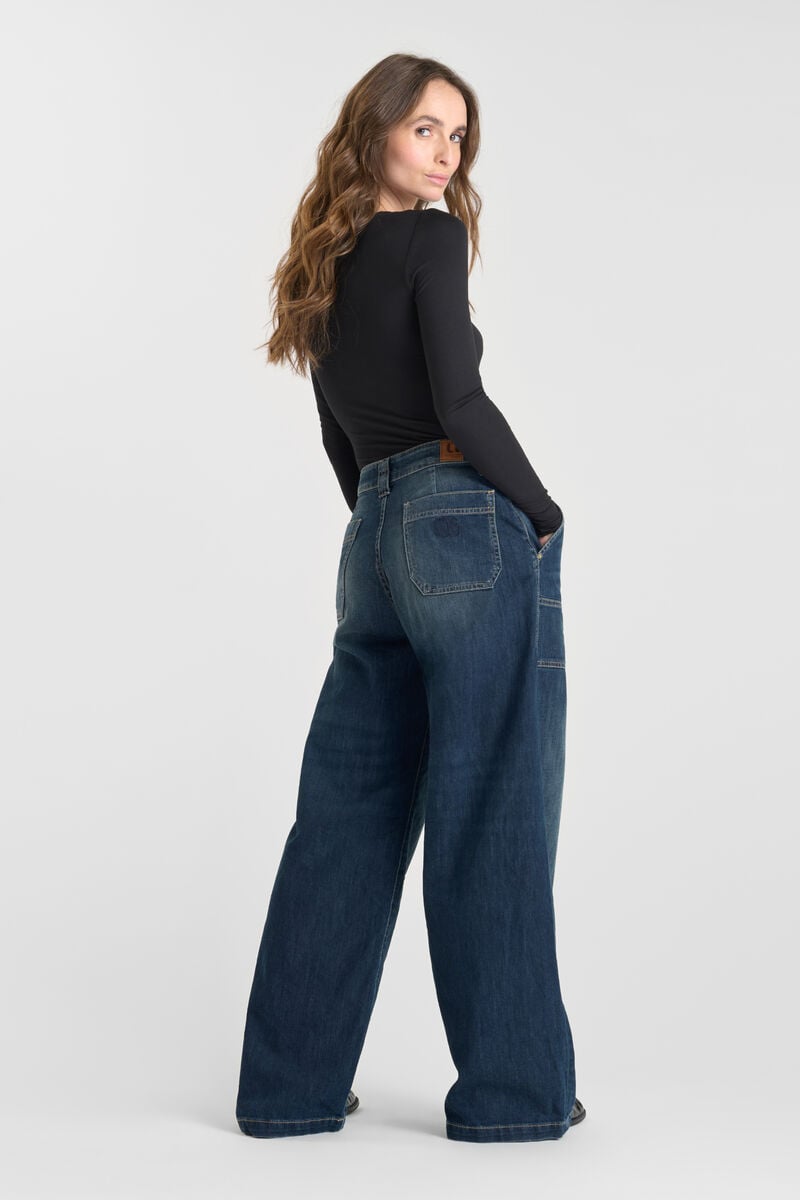 Jeans wide leg Woldy high waist blau Nr. 3