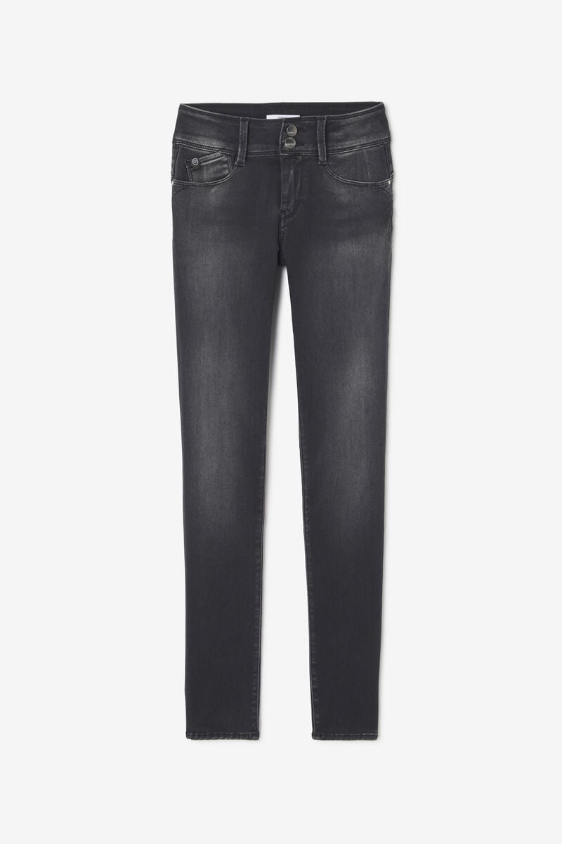 Jeans ultra pulp slim Yuto high waist schwarz Nr. 1
