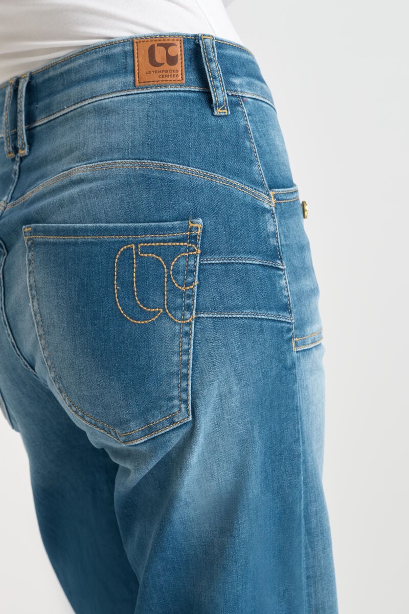 Jeans pulp wide leg Zim high waist 7/8 blau Nr.3