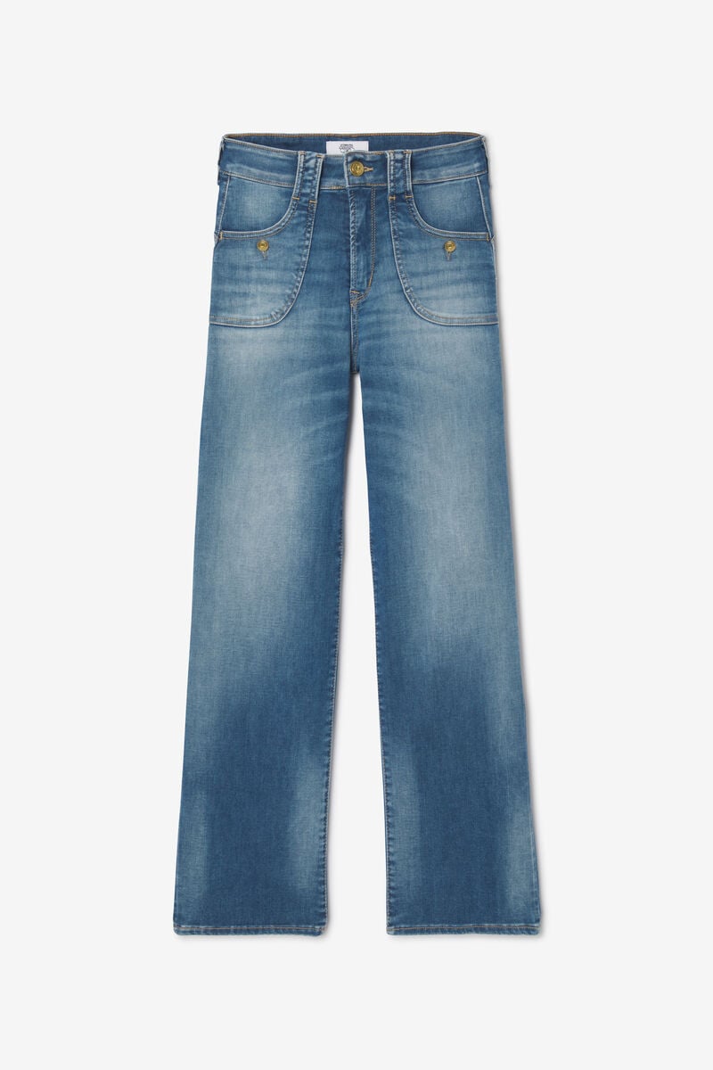 Jeans pulp wide leg Zim high waist 7/8 blau Nr.3