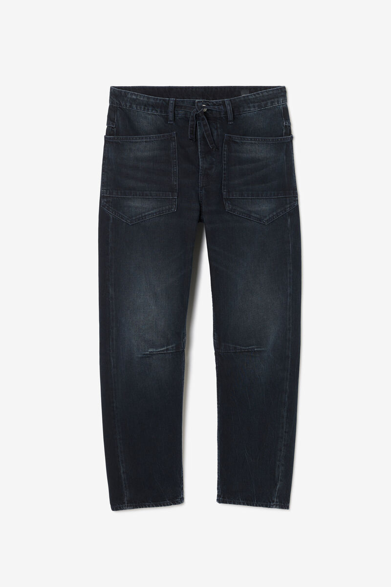 Jeans loose Hobo Work blau-schwarz Nr. 1