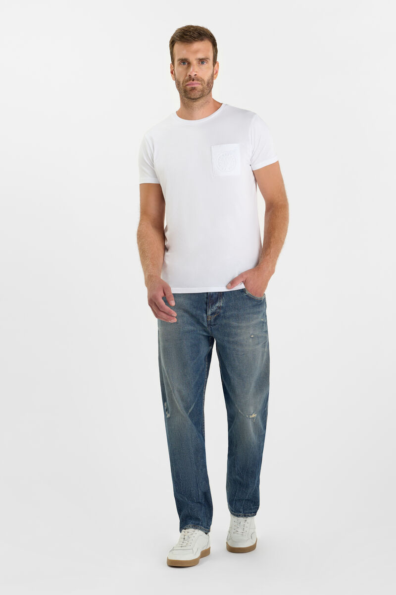 Jeans loose Work Egeo destroy blau Nr. 3