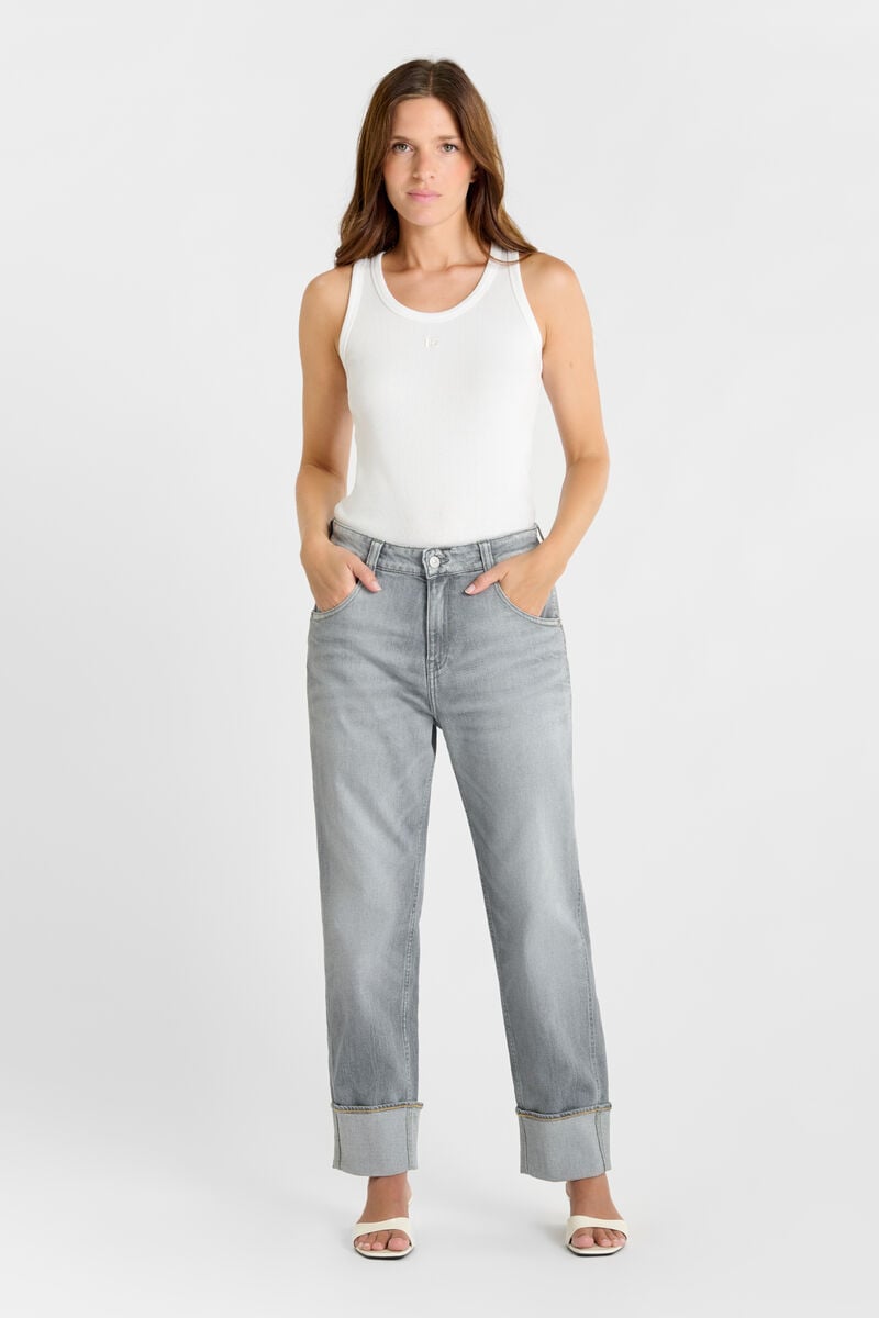 Jeans 400/60 girlfriend Jama grau Nr.3