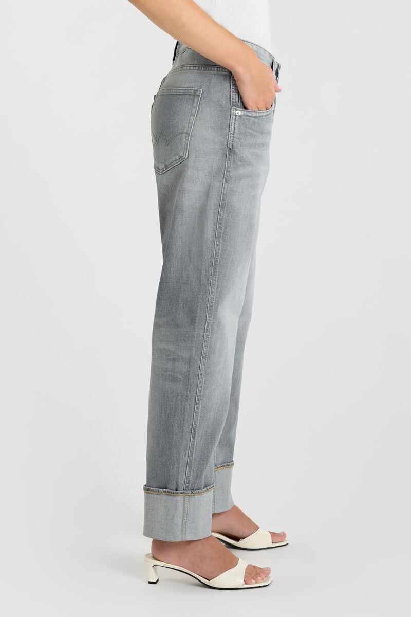 Jeans 400/60 girlfriend Jama grau Nr.3