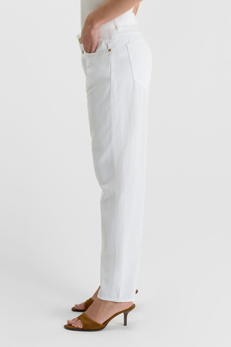 Jean 400/60 girlfriend Riki tencel Weiß