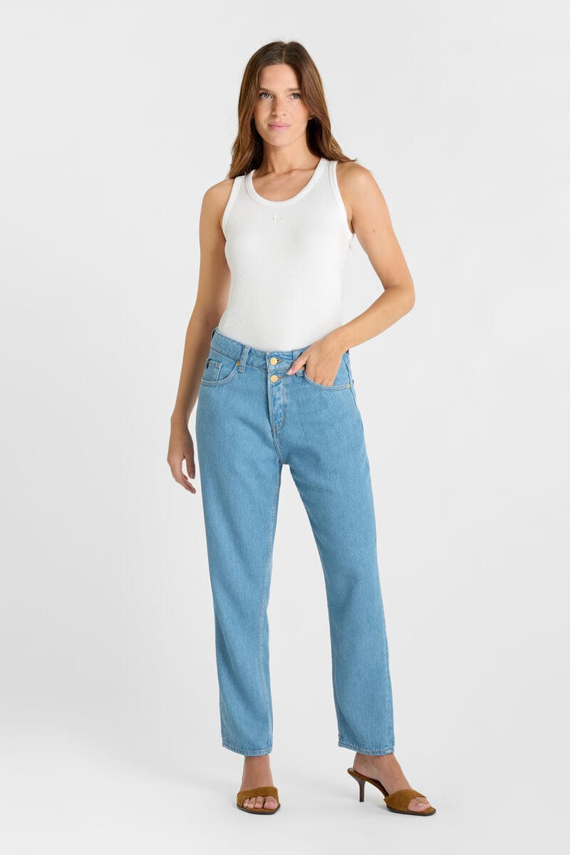 Jean 400/60 Girlfriend Riki tencel blau