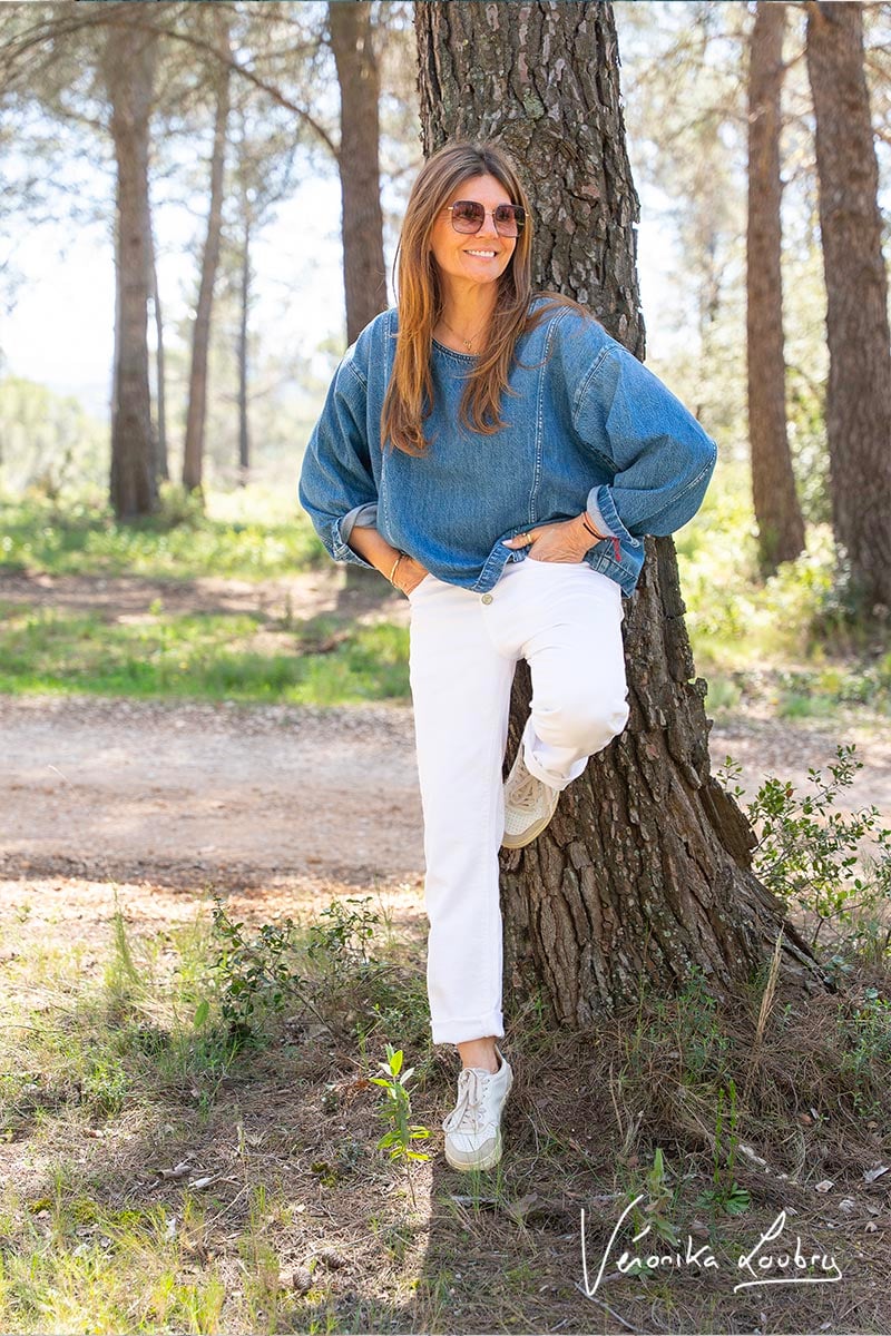 James 400/60 girlfriend by Véronika Loubry jeans weiß