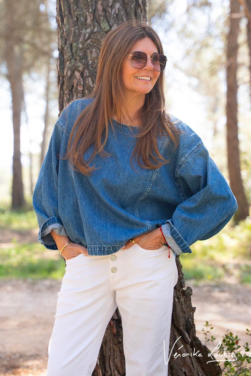 James 400/60 girlfriend by Véronika Loubry jeans weiß
