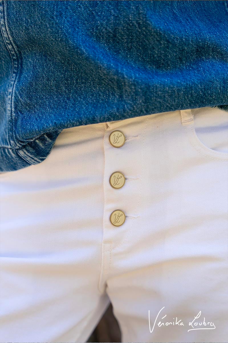 James 400/60 girlfriend by Véronika Loubry jeans weiß