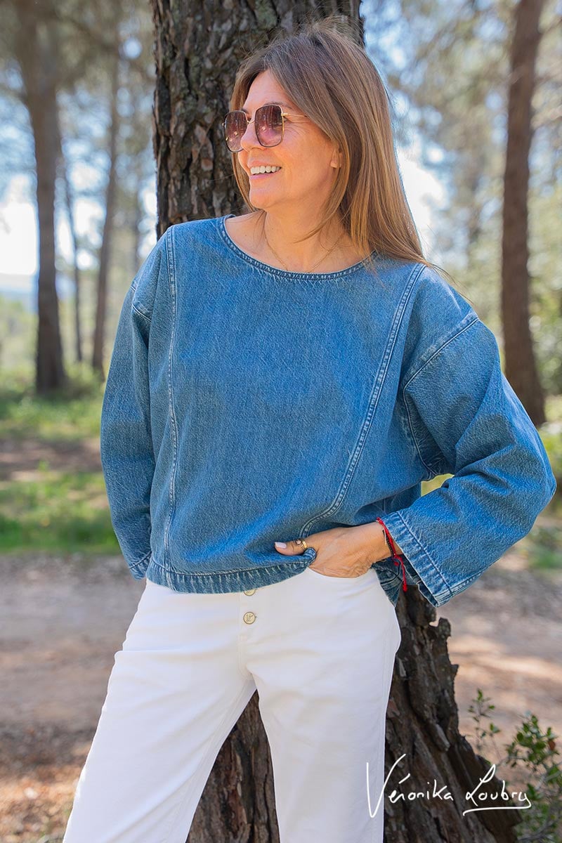 James 400/60 girlfriend by Véronika Loubry jeans weiß