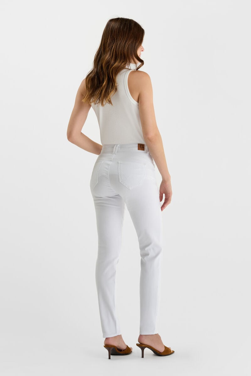 Jean Pulp Regular High-Waist Weiß