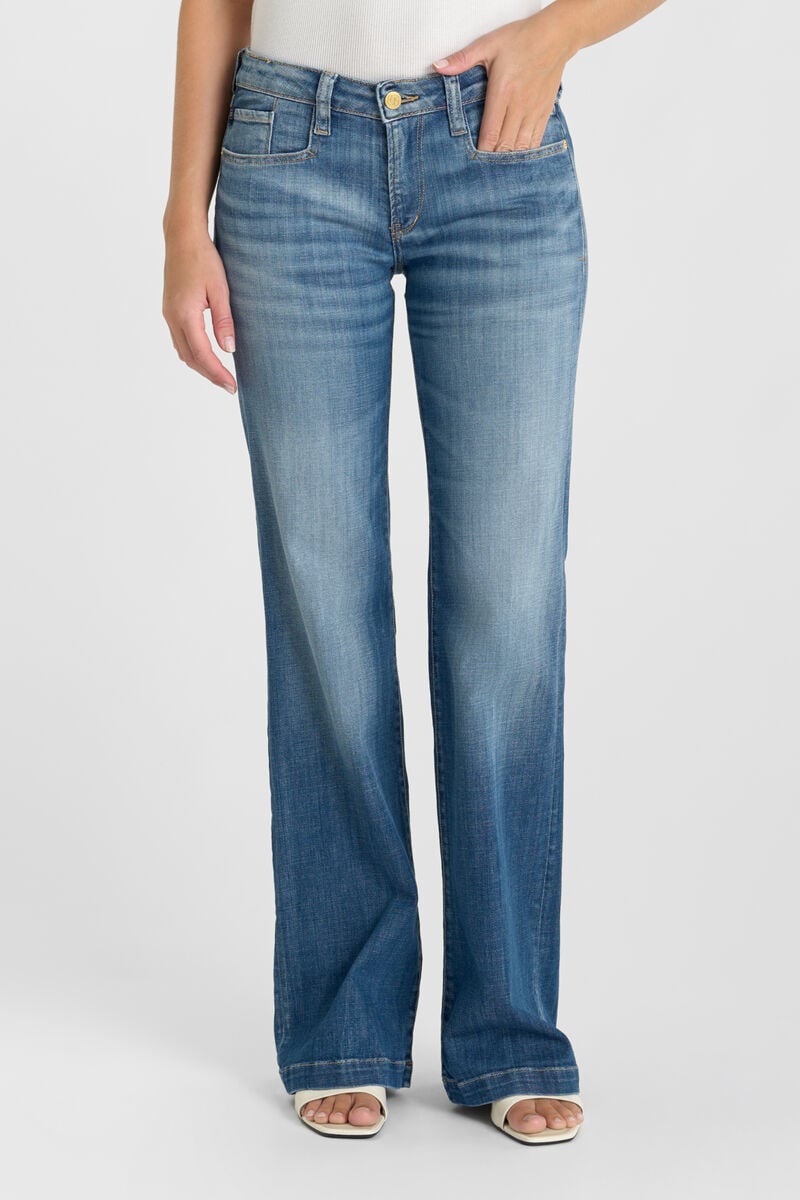 Jeans flare Rosa blau Nr.4