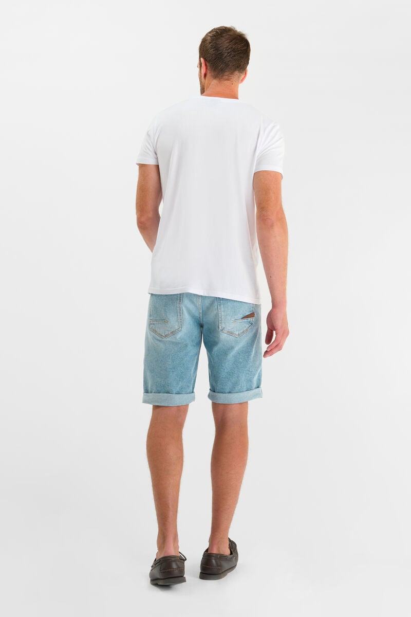 Landres Denim-Bermudashorts