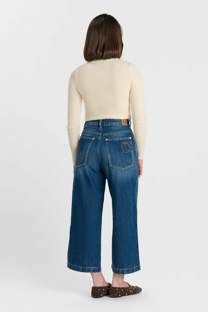 Jeans wide leg Dorla blau Nr.2