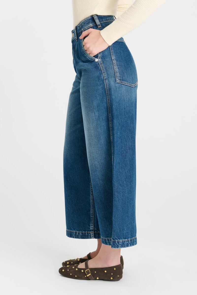 Jeans wide leg Dorla blau Nr.2