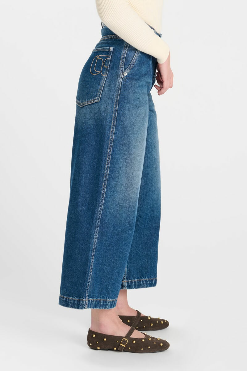 Jeans wide leg Dorla blau Nr.2
