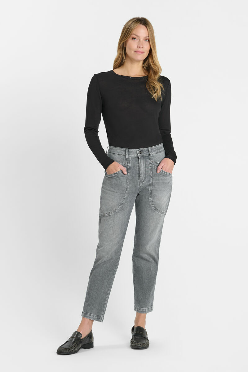 Jeans 400/60 girlfriend Igna grau Nr.2