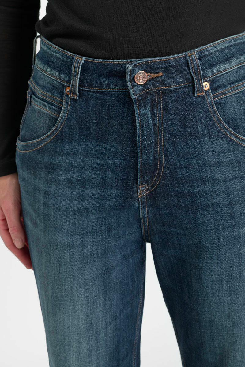Jeans 400/60 girlfriend Jama blau Nr.3