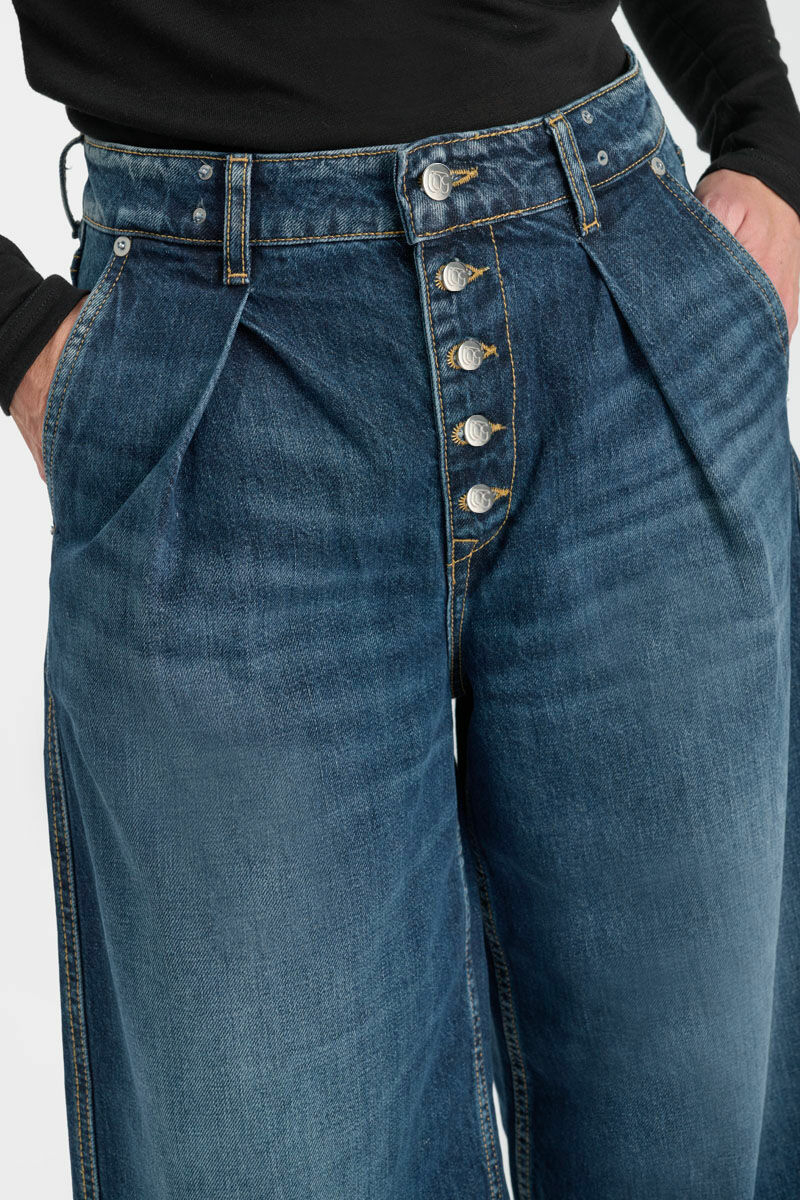 Jeans wide leg Donna blau Nr.2