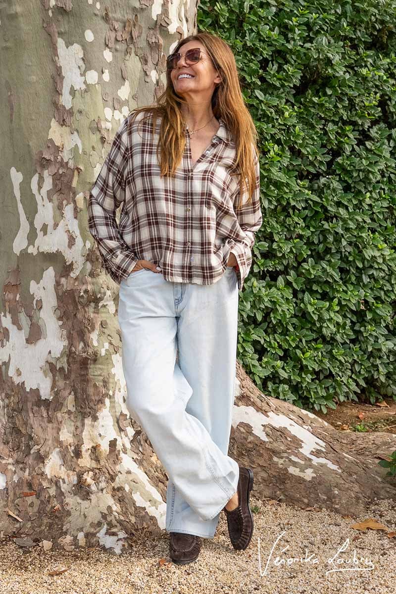 Jeans relaxed Gégé blau Nr.5 by Véronika Loubry