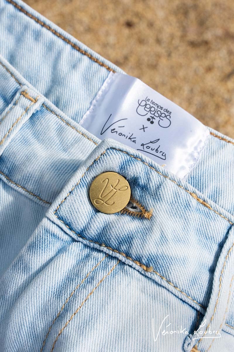 Jeans relaxed Gégé blau Nr.5 by Véronika Loubry
