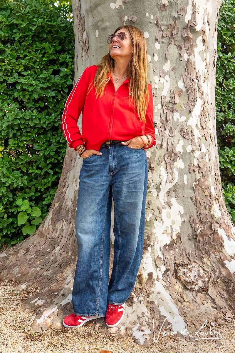 Jeans relaxed Gégé blau Nr.3 by Véronika Loubry