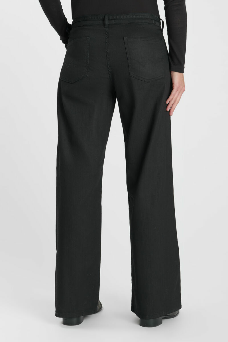 Jeans wide leg Lauryn jab schwarz Nr.0
