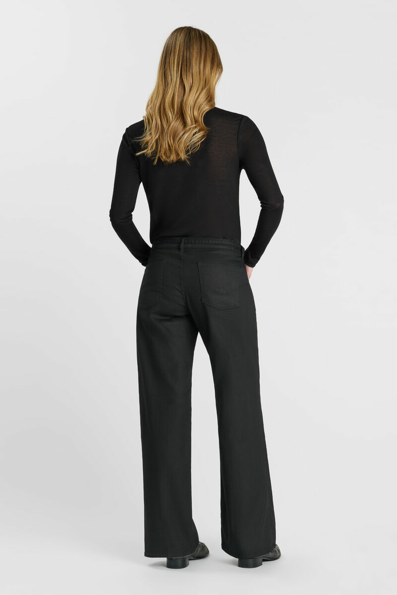 Jeans wide leg Lauryn jab schwarz Nr.0