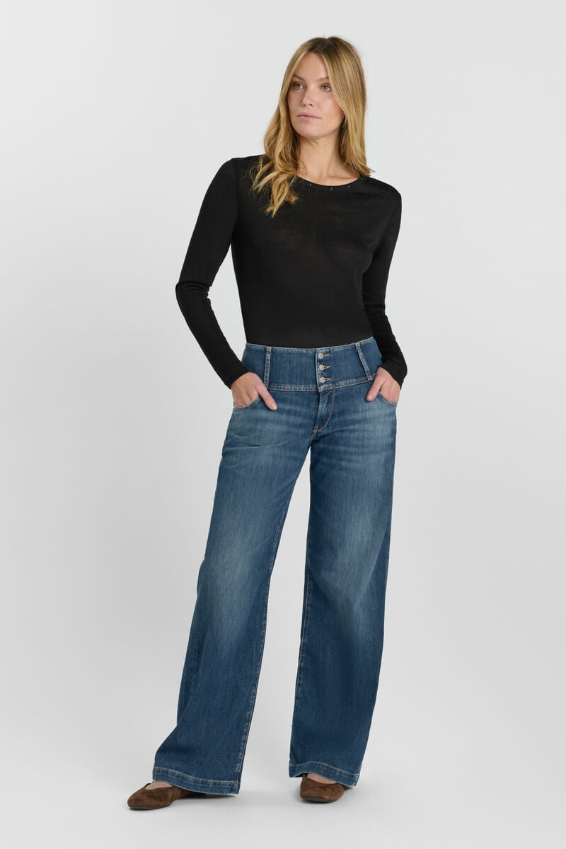 Jeans wide leg Jyl blau Nr.3