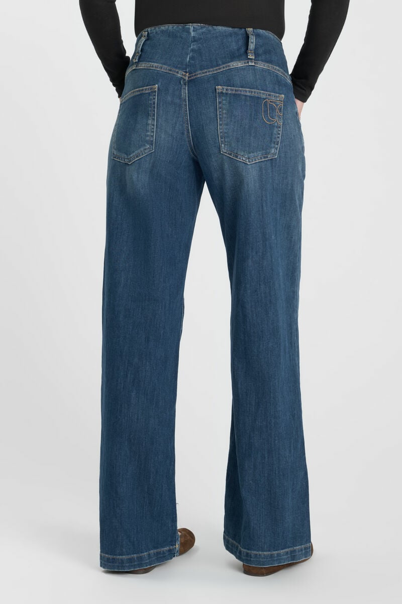 Jeans wide leg Jyl blau Nr.3
