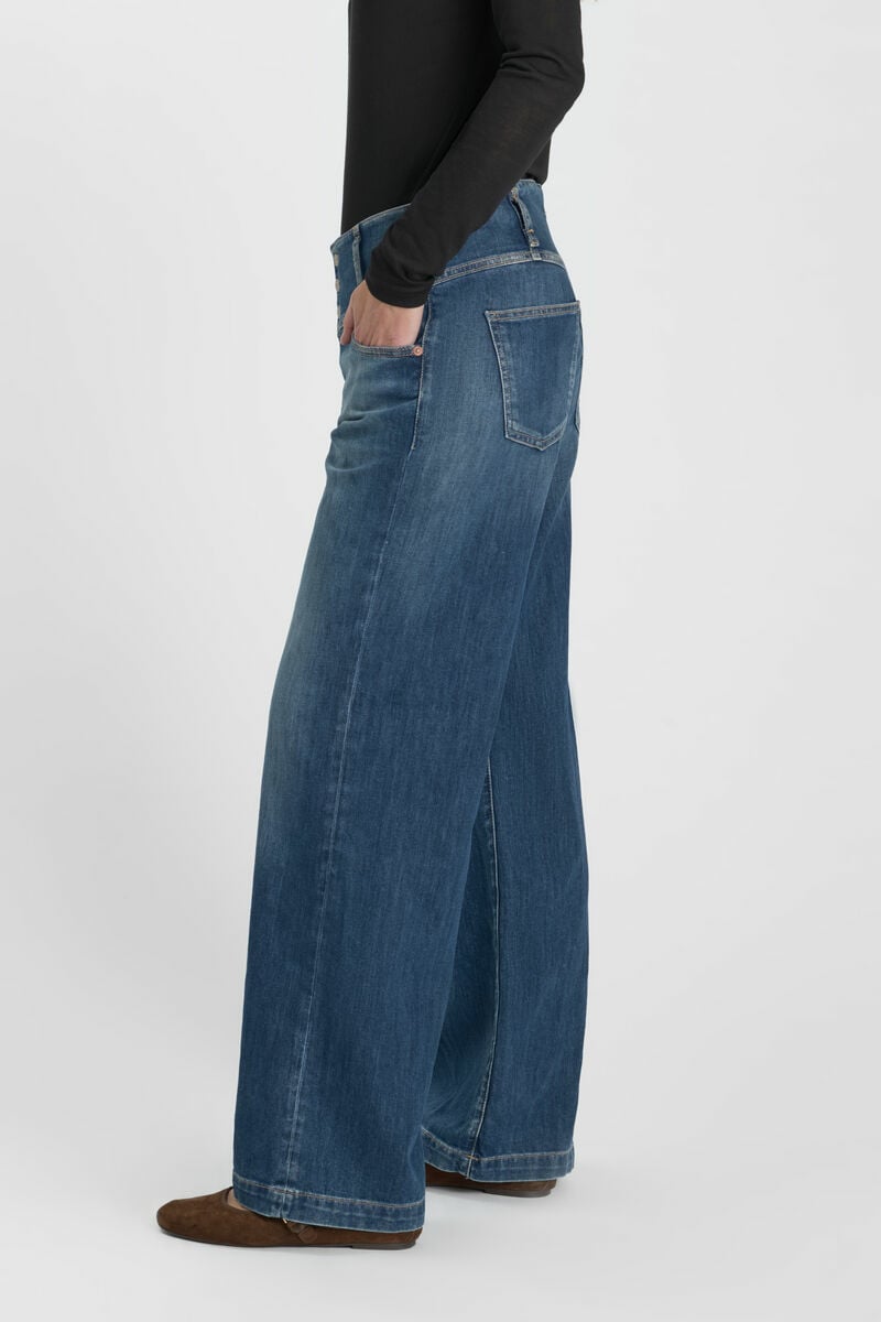 Jeans wide leg Jyl blau Nr.3