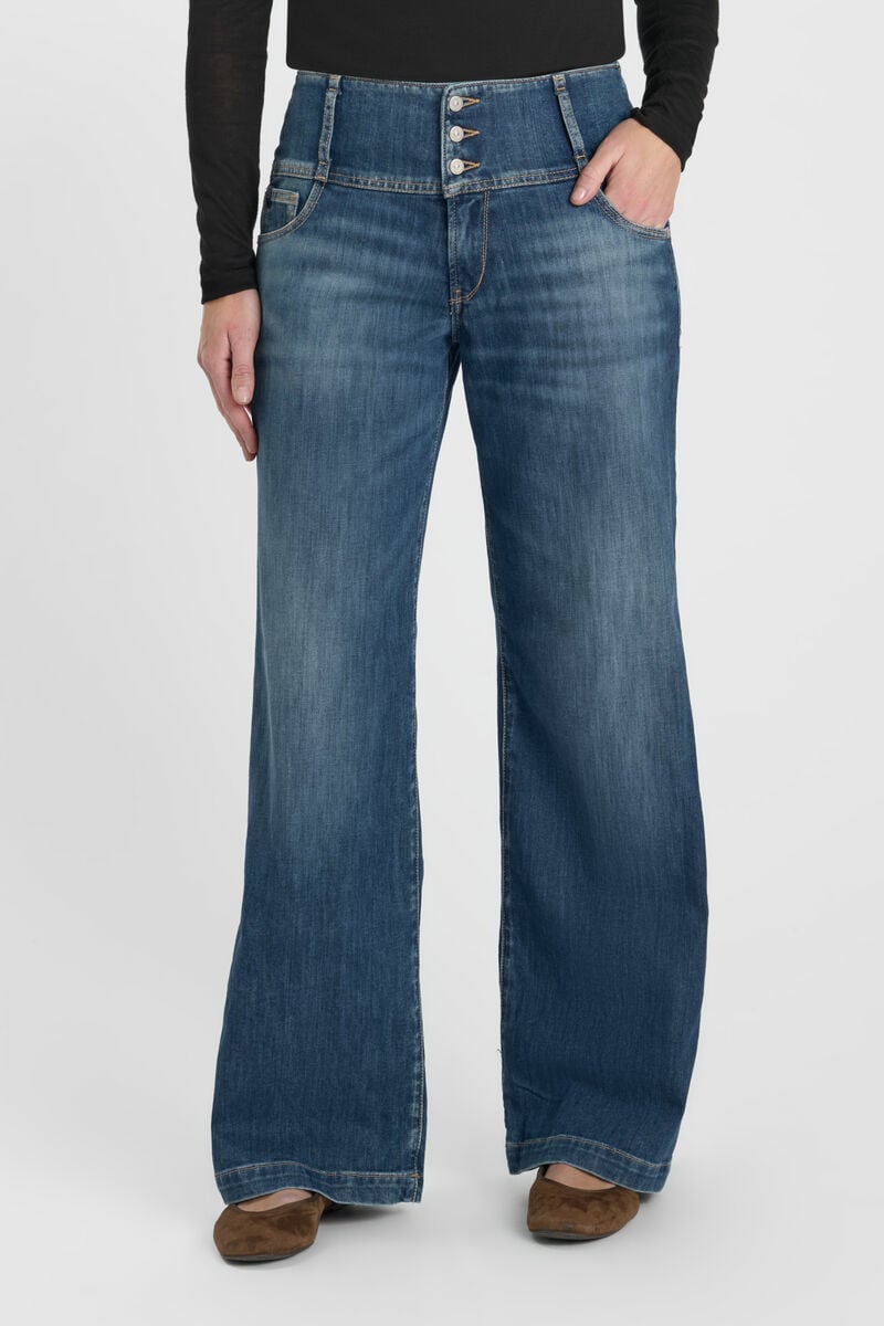 Jeans wide leg Jyl blau Nr.3