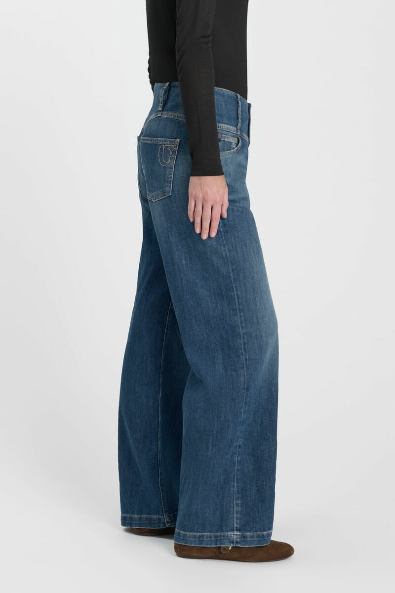 Jeans wide leg Jyl blau Nr.3