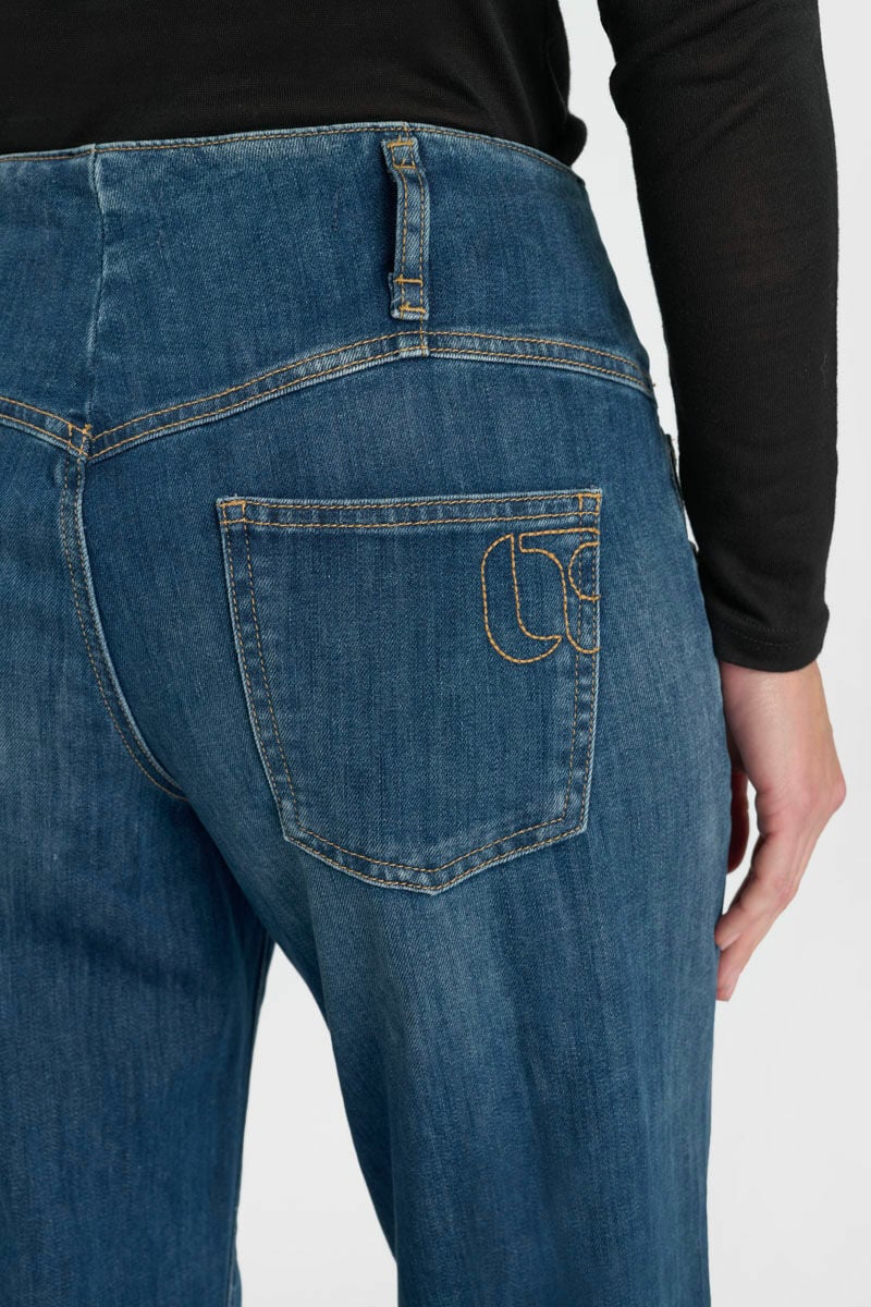 Jeans wide leg Jyl blau Nr.3