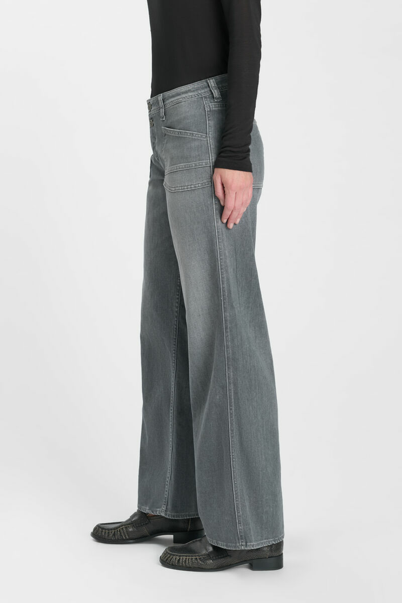Jeans wide leg Lauryn grau Nr.3