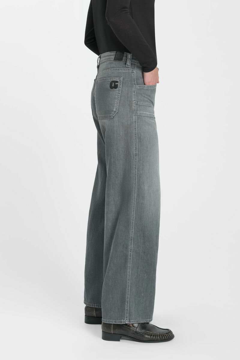 Jeans wide leg Lauryn grau Nr.3