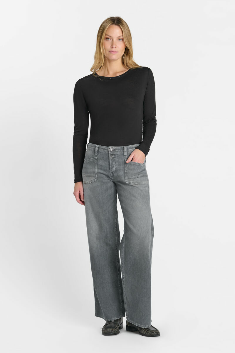 Jeans wide leg Lauryn grau Nr.3