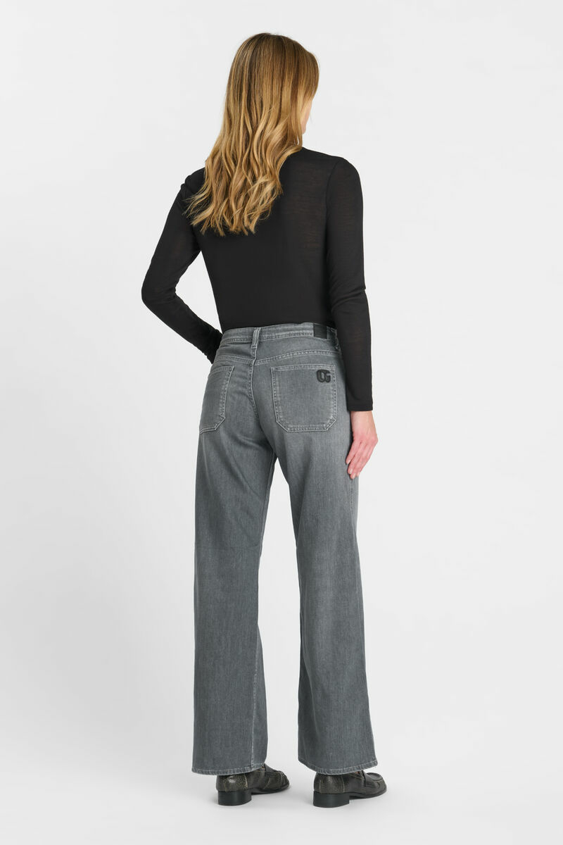 Jeans wide leg Lauryn grau Nr.3