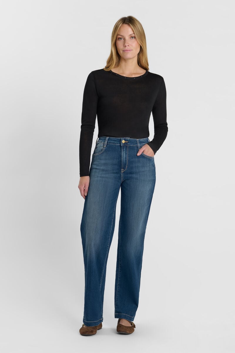 Jeans pulp wide leg Ling blau Nr.3
