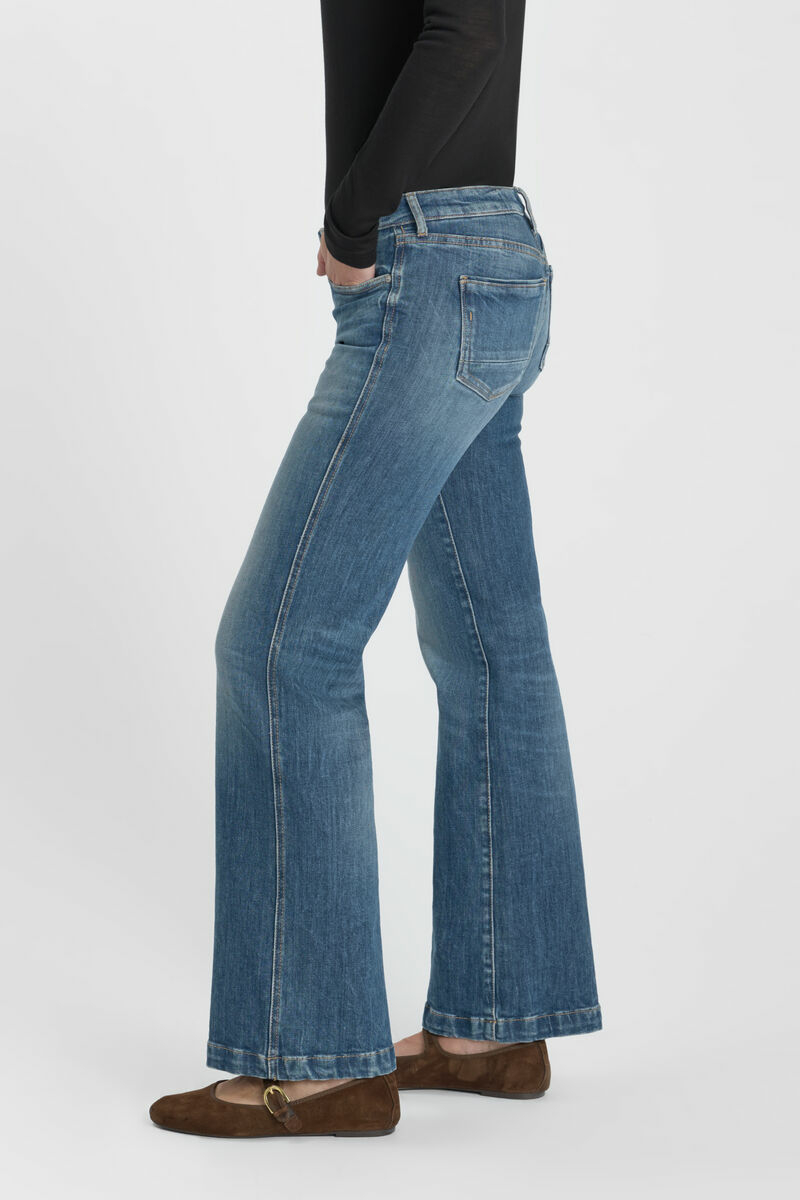 Jeans flare Pamy blau Nr.3