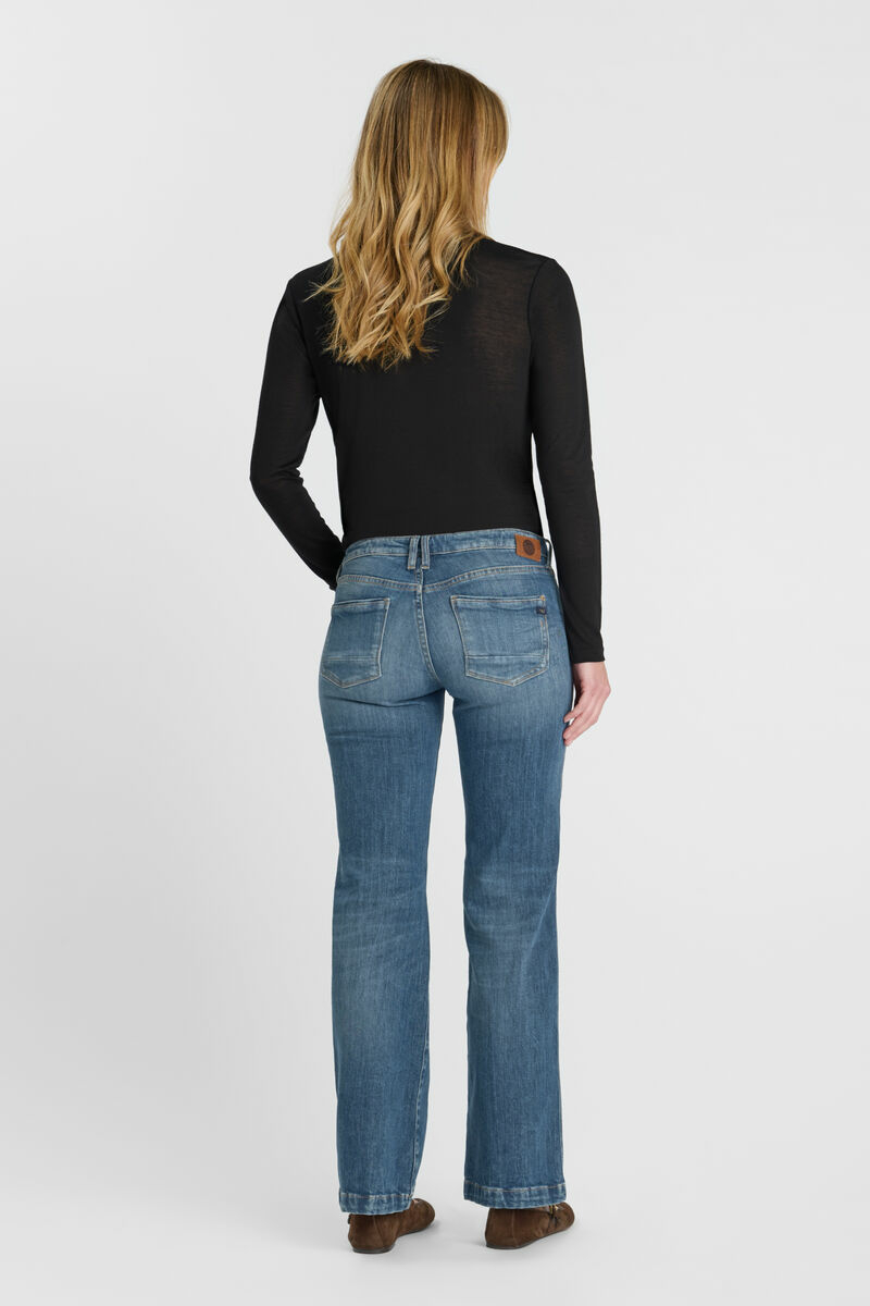 Jeans flare Pamy blau Nr.3