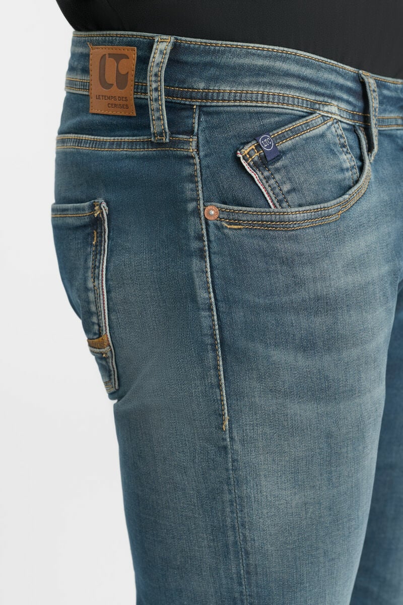 Jeans jogg 700/11 adjusted blau-braun Nr.2